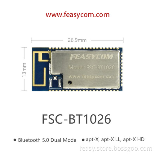 FSC-BT1026 | Bluetooth 5 Dual-Mode Audio Module